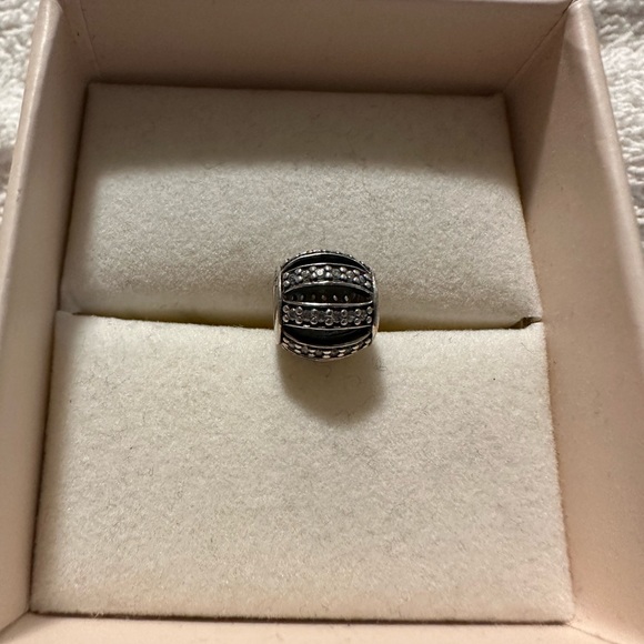 Pandora charm, Openwork “pave stripes”, retired - Picture 2 of 5
